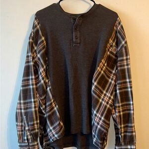 Reworked carhartt flannel